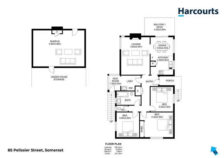 Floorplan of Homely house listing, 85 Pelissier Street, Somerset TAS 7322