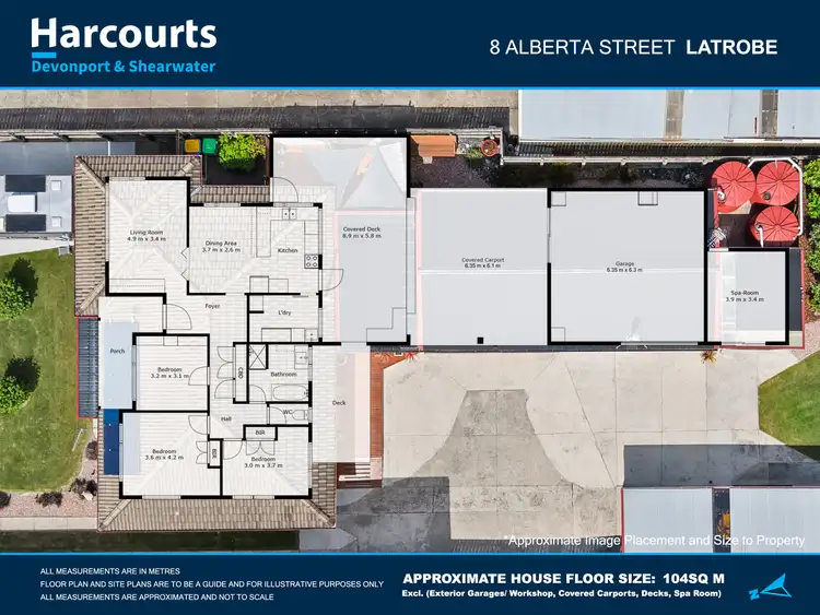 Floorplan of Homely house listing, 8 Alberta Street, Latrobe TAS 7307