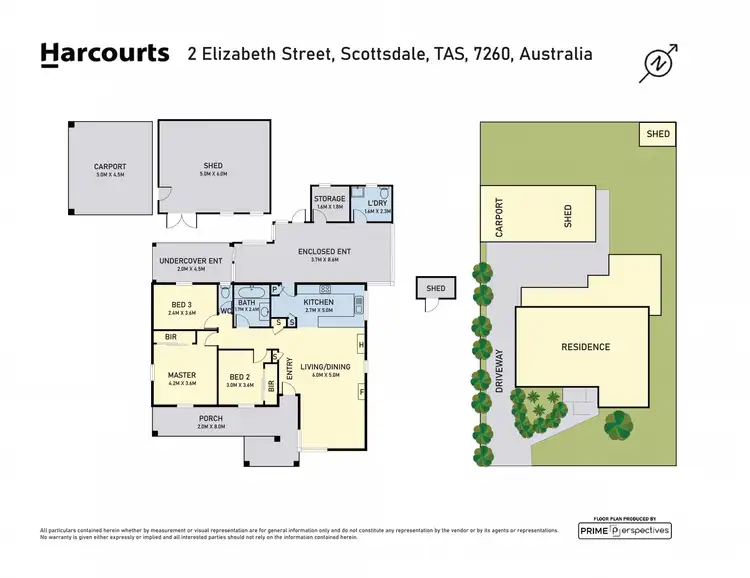 Floorplan of Homely house listing, 2 Elizabeth Street, Scottsdale TAS 7260