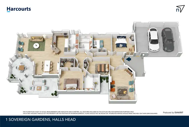 Floorplan of Homely house listing, 1 Sovereign Gardens, Halls Head WA 6210