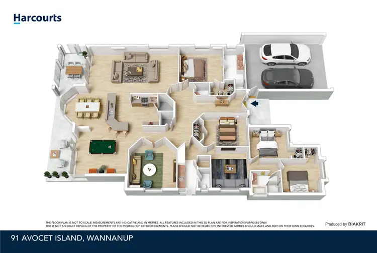 Floorplan of Homely house listing, 91 Avocet Island Quays, Wannanup WA 6210