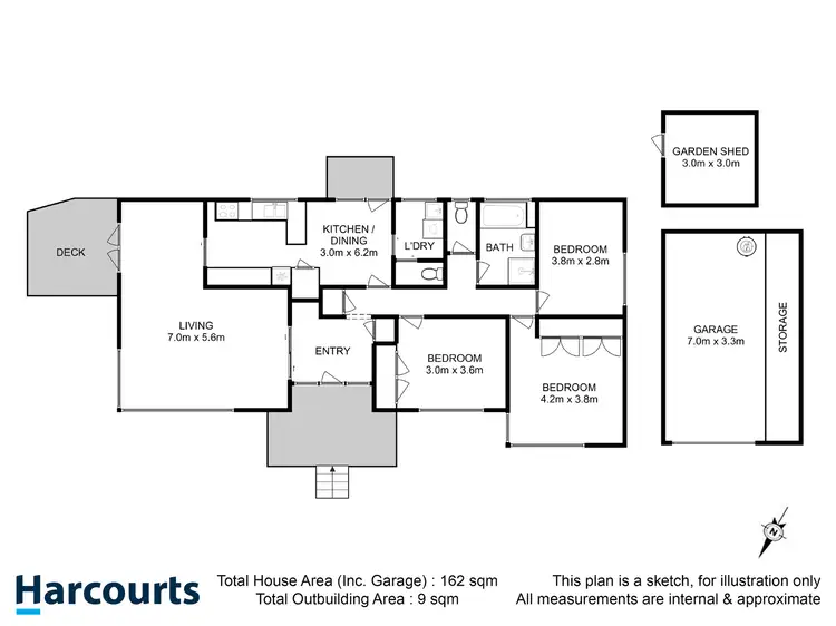Floorplan of Homely house listing, 20 Kunama Drive, Kingston Beach TAS 7050
