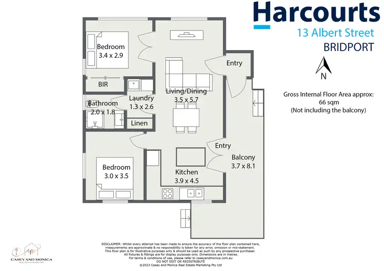 Floorplan of Homely house listing, 13 Albert Street, Bridport TAS 7262