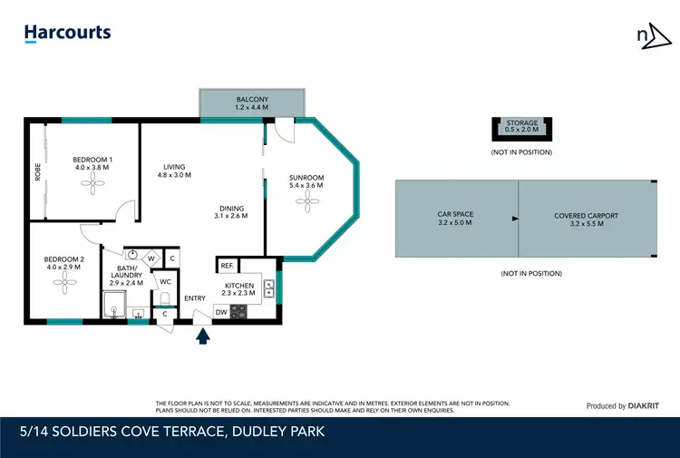 Floorplan of Homely house listing, 5/14 Soldiers Cove Terrace, Dudley Park WA 6210