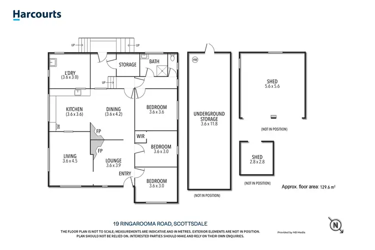 Floorplan of Homely house listing, 19 Ringarooma Road, Scottsdale TAS 7260