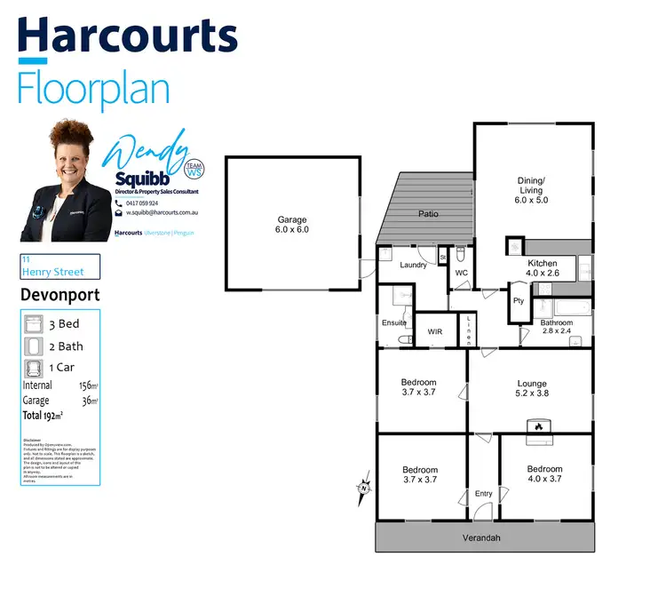 Floorplan of Homely house listing, 11 Henry Street, Devonport TAS 7310