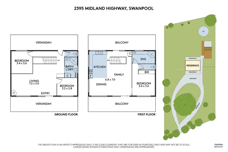Floorplan of Homely house listing, Lot 1, 2395 Midland Highway, Swanpool VIC 3673