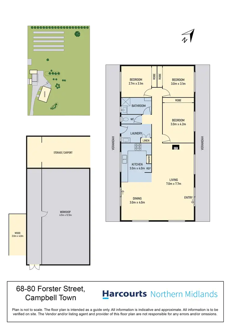 Floorplan of Homely house listing, 68-80 Forster Street, Campbell Town TAS 7210