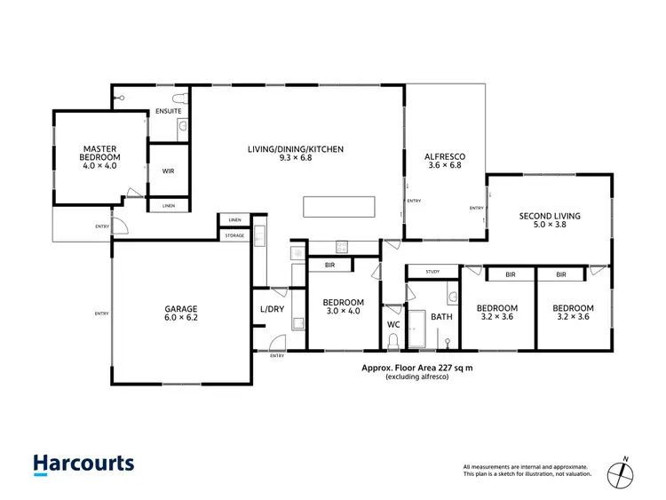 Floorplan of Homely house listing, 5 Brighton Place, Wynyard TAS 7325
