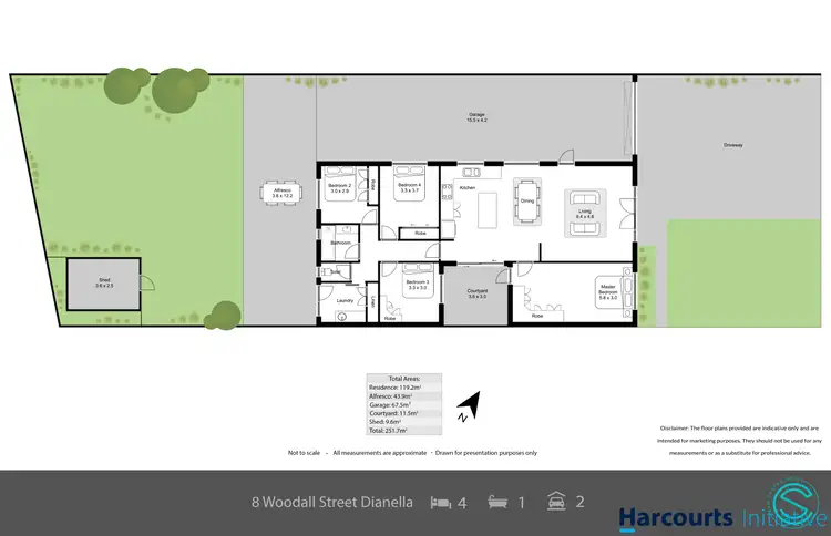 Floorplan of Homely house listing, 8 Woodall Street, Dianella WA 6059
