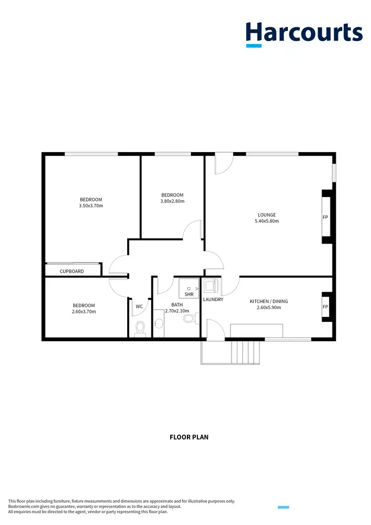Floorplan of Homely house listing, 7 Grant Street, St Helens TAS 7216