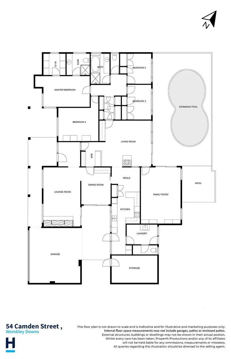 Floorplan of Homely house listing, 54 Camden Street, Wembley Downs WA 6019