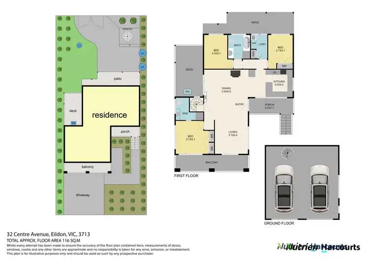 Floorplan of Homely house listing, 32 Centre Avenue, Eildon VIC 3713