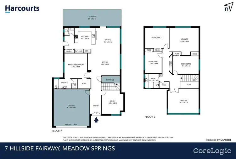 Floorplan of Homely house listing, 7 Hillside Fairway, Meadow Springs WA 6210
