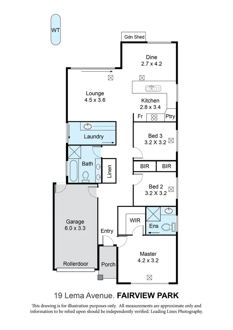 Floorplan of Homely house listing, 19 Lema Avenue, Fairview Park SA 5126