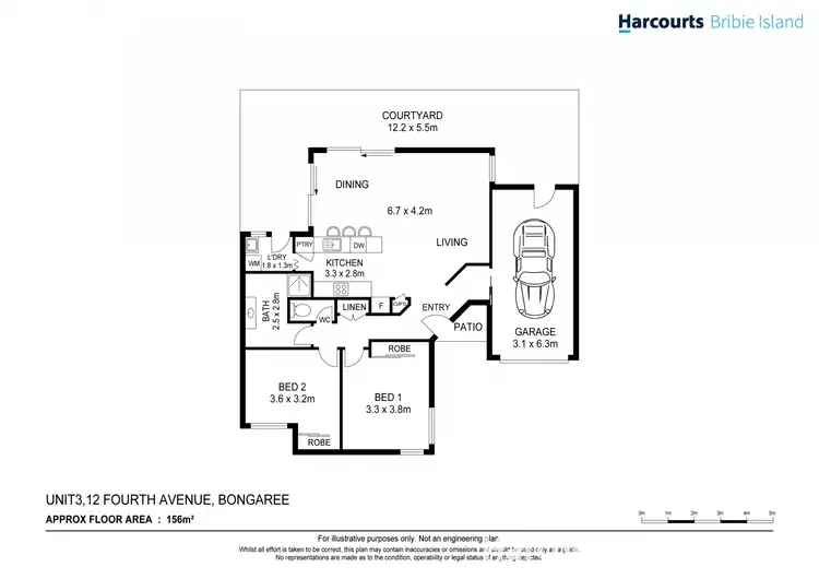 Floorplan of Homely unit listing, 3/12 Fourth Ave, Bongaree QLD 4507