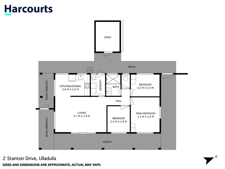 Floorplan of Homely house listing, 2 Stanton Drive, Ulladulla NSW 2539