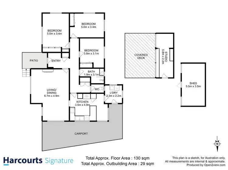 Floorplan of Homely house listing, 7 Addison Street, Rosetta TAS 7010