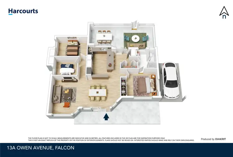 Floorplan of Homely house listing, 13A Owen Avenue, Falcon WA 6210