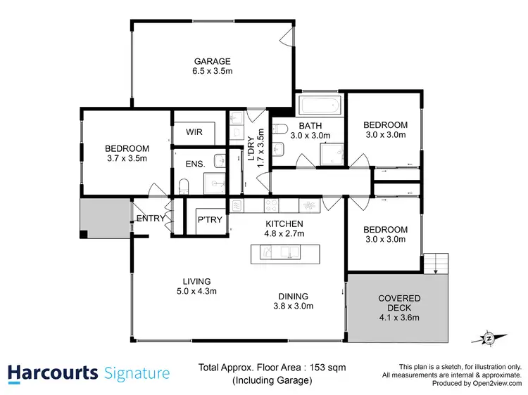 Floorplan of Homely house listing, 23 Vecino Way, Rokeby TAS 7019