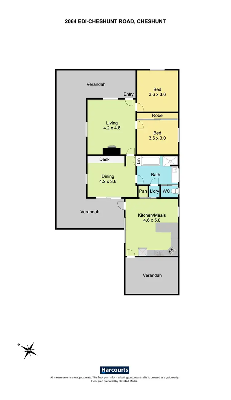 Floorplan of Homely house listing, 2064 Edi-Cheshunt Road, Cheshunt VIC 3678