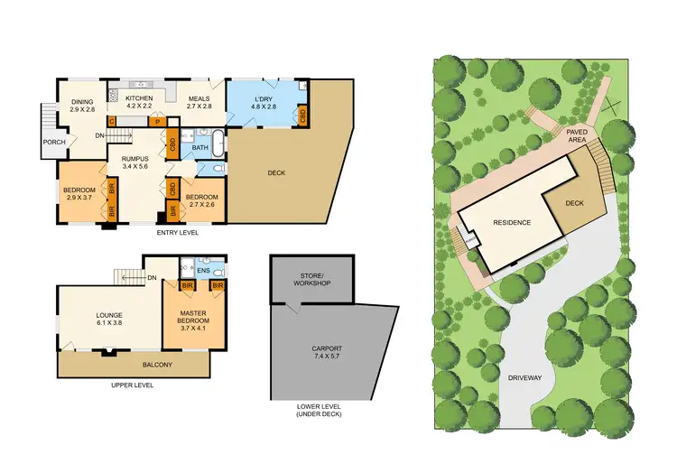 Floorplan of Homely house listing, 23 Toorak Avenue, The Basin VIC 3154