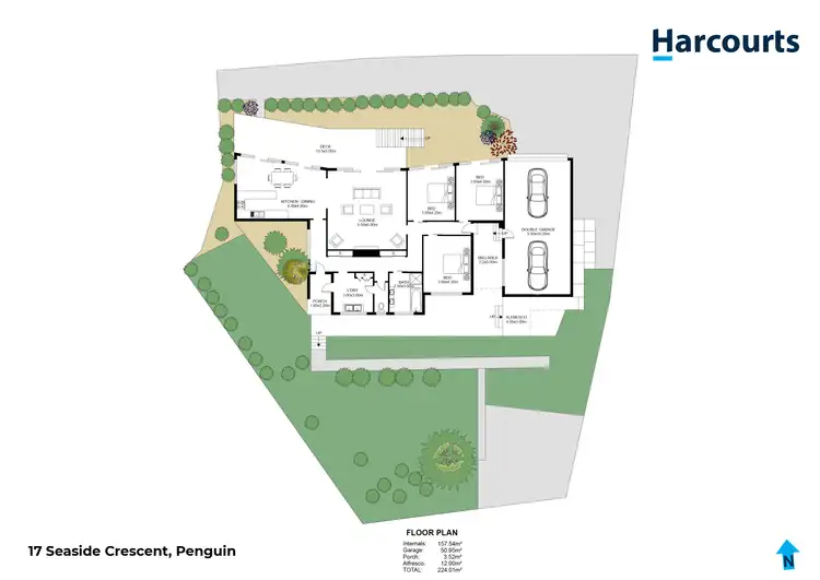 Floorplan of Homely house listing, 17 Seaside Crescent, Penguin TAS 7316