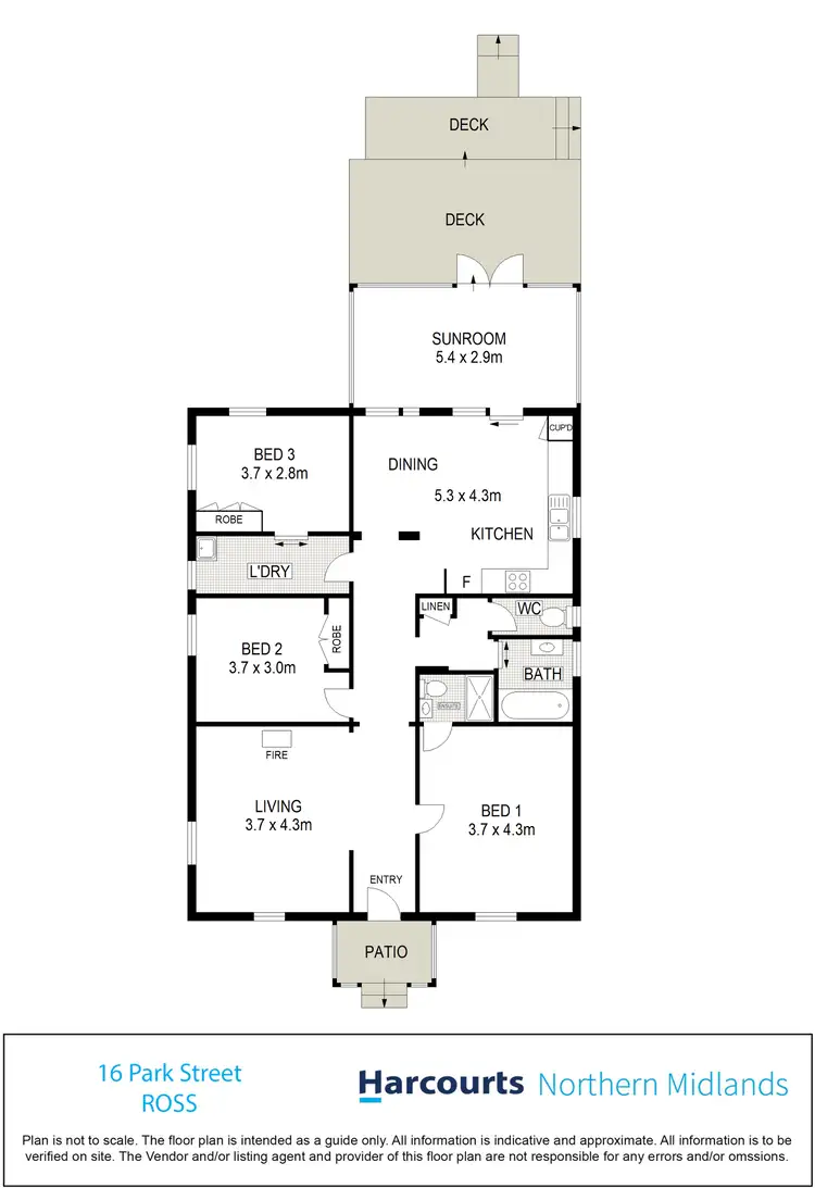 Floorplan of Homely house listing, 16 Park Street, Ross TAS 7209