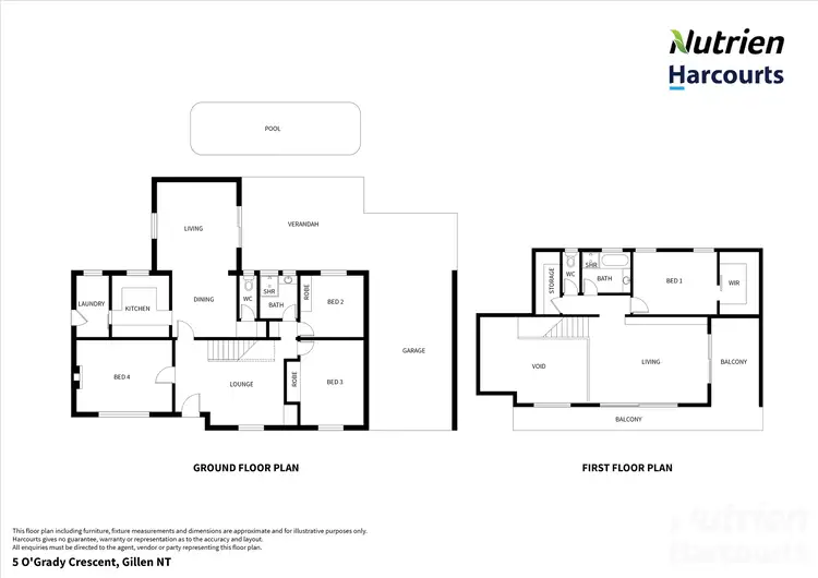 Floorplan of Homely house listing, 5 O'Grady Crescent, Gillen NT 870