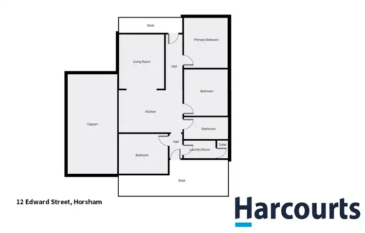 Floorplan of Homely house listing, 12 Edward Street, Horsham VIC 3400
