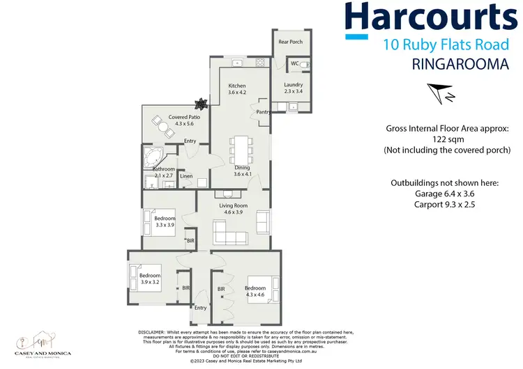 Floorplan of Homely house listing, 10 Ruby Flats Road, Ringarooma TAS 7263