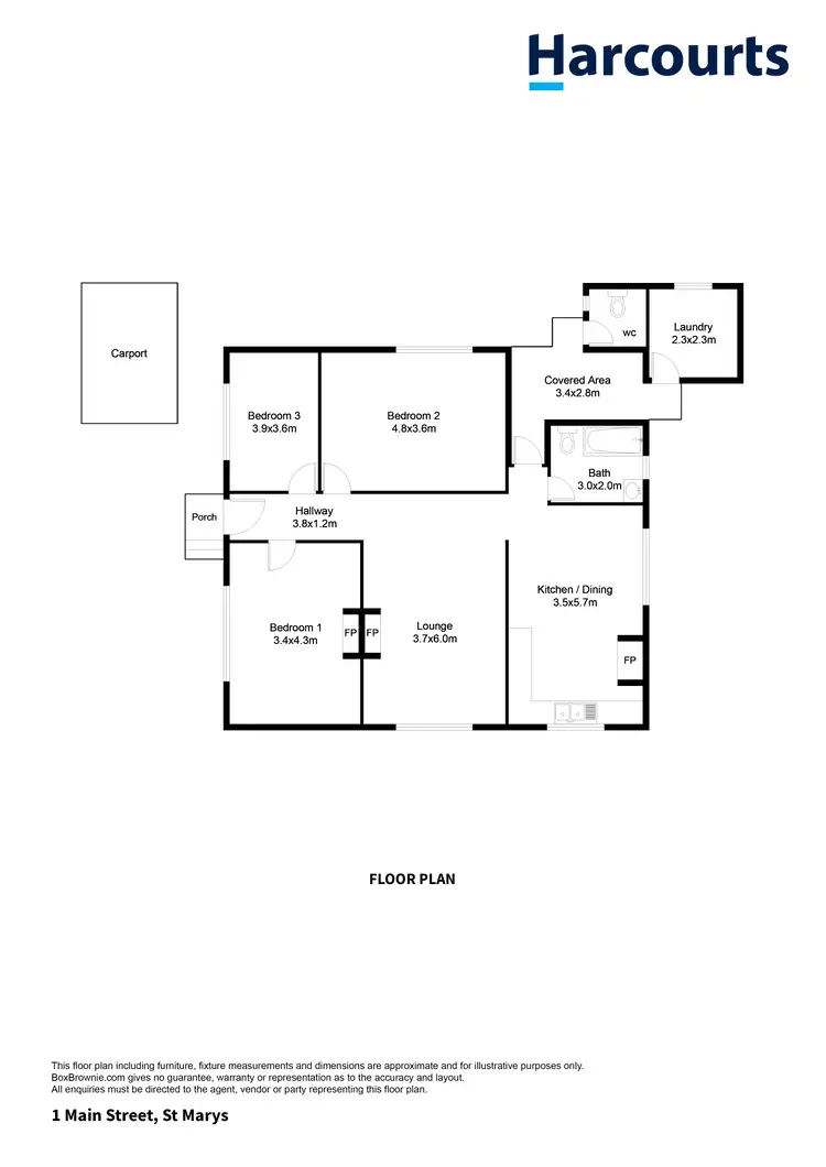 Floorplan of Homely house listing, 1 Main Street, St Marys TAS 7215