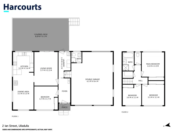 Floorplan of Homely house listing, 2 Ian Street, Ulladulla NSW 2539