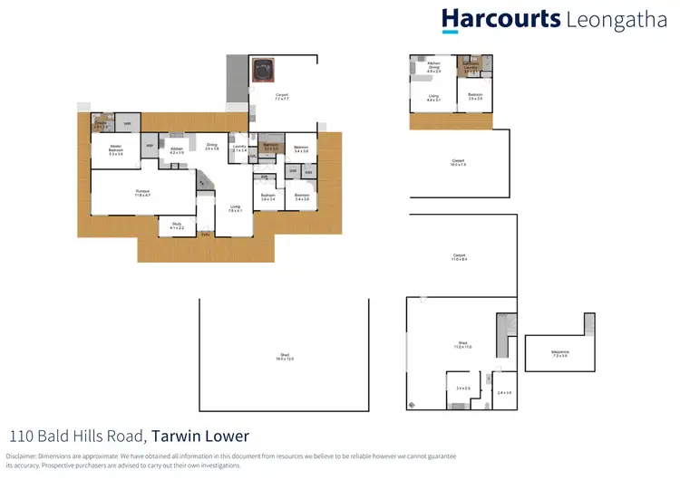 Floorplan of Homely rural property listing, 110 Bald Hills Road, Tarwin Lower VIC 3956