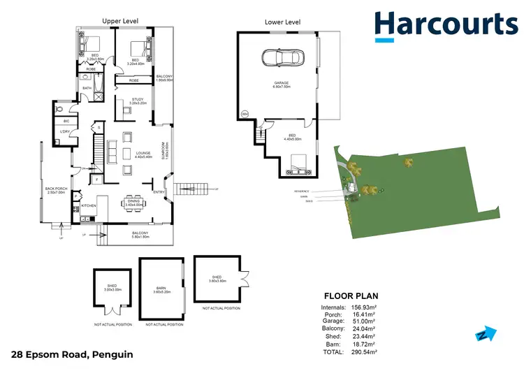 Floorplan of Homely house listing, 28 Epsom Road, Penguin TAS 7316