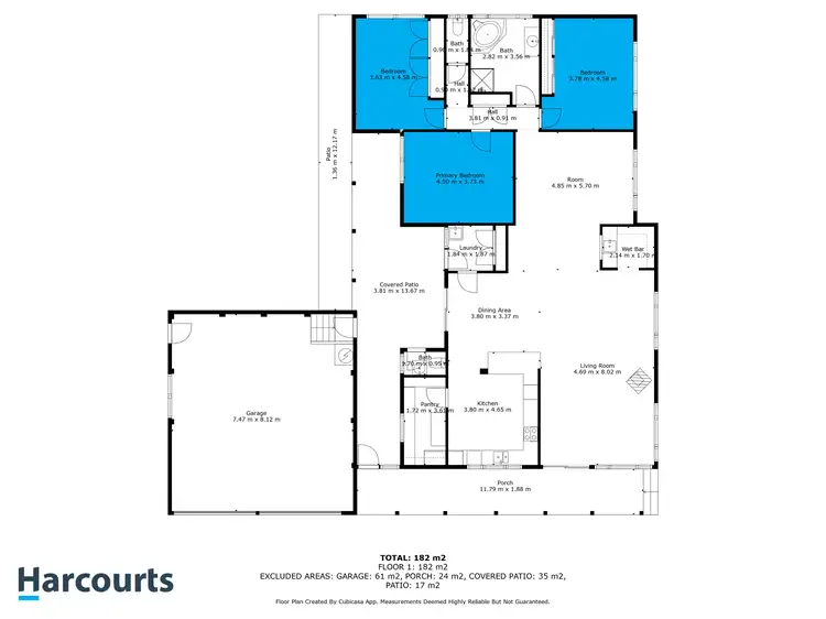 Floorplan of Homely rural property listing, 85 Beecrofts And Hanks Road, Meeniyan VIC 3956