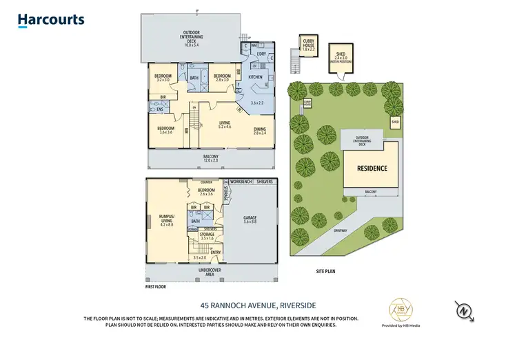 Floorplan of Homely house listing, 45 Rannoch Avenue, Riverside TAS 7250