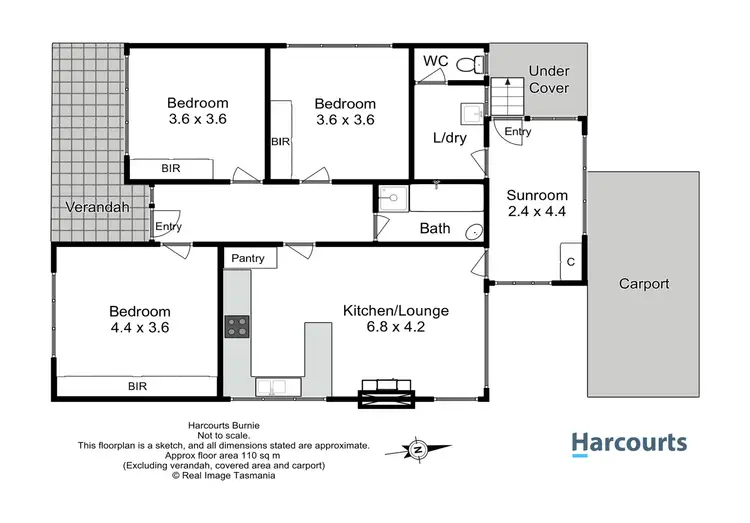 Floorplan of Homely house listing, 21 Abbott Street, Upper Burnie TAS 7320