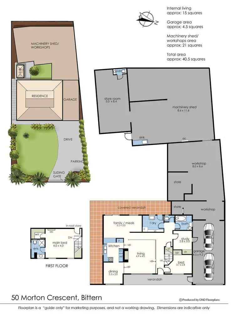 Floorplan of Homely house listing, 50 Morton Crescent, Bittern VIC 3918
