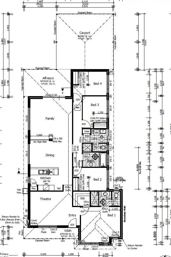 Floorplan of Homely house listing, 57 Cinnabar Drive, Eglinton WA 6034