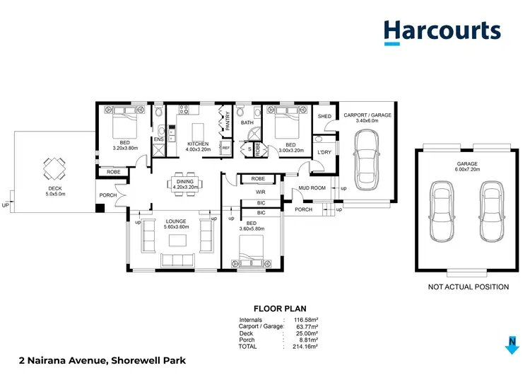 Floorplan of Homely house listing, 2 Nairana Avenue, Shorewell Park TAS 7320