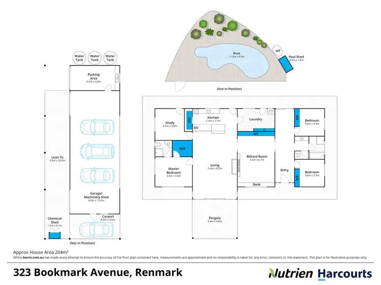 Floorplan of Homely house listing, 323 Bookmark Avenue, Renmark SA 5341
