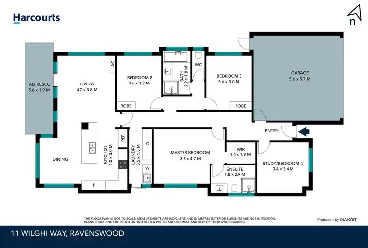 Floorplan of Homely house listing, 11 Wilghi Way, Ravenswood WA 6208