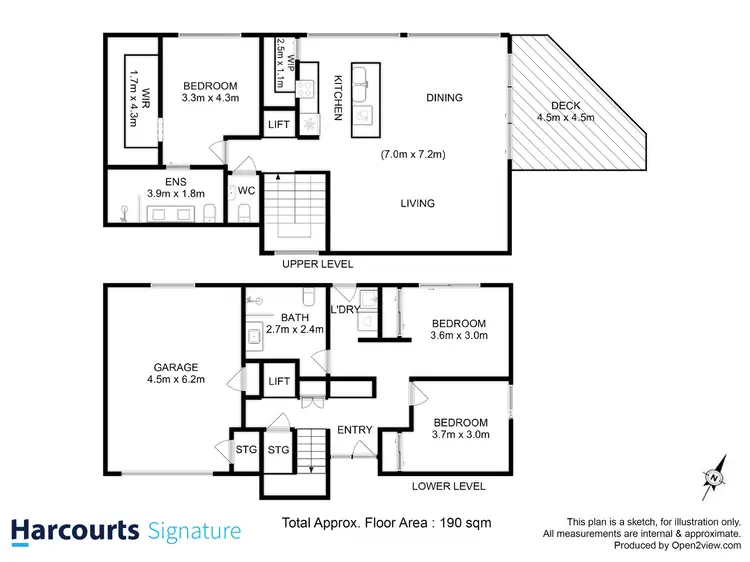 Floorplan of Homely house listing, 3/9 Trikala Place, Tranmere TAS 7018
