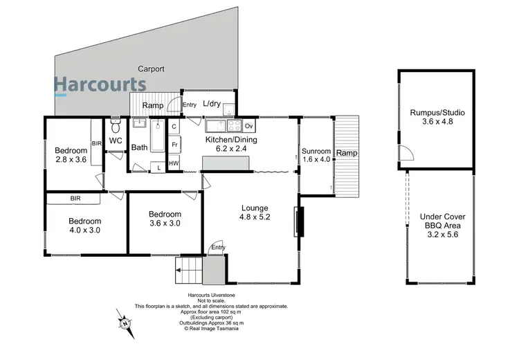 Floorplan of Homely house listing, 16a Mary Street, West Ulverstone TAS 7315