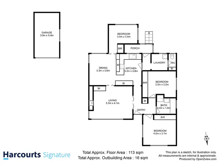 Floorplan of Homely house listing, 49 York Street, Bellerive TAS 7018