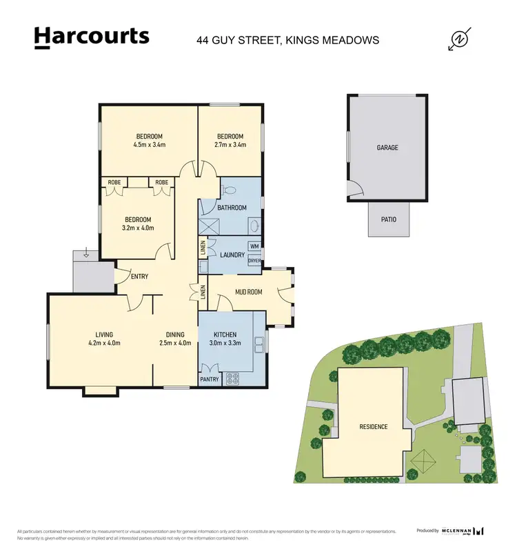 Floorplan of Homely house listing, 44 Guy Street, Kings Meadows TAS 7249