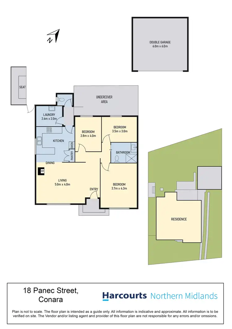 Floorplan of Homely house listing, 18 Panec Street, Conara TAS 7211