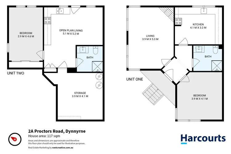 Floorplan of Homely house listing, 2A Proctors Road, Dynnyrne TAS 7005