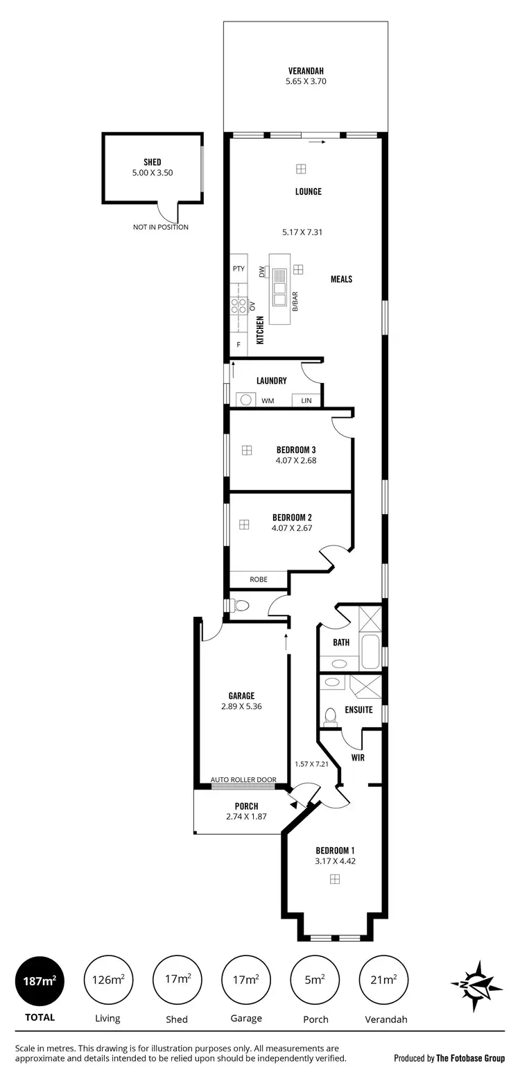 Floorplan of Homely house listing, 3A Douglas Street, Flinders Park SA 5025